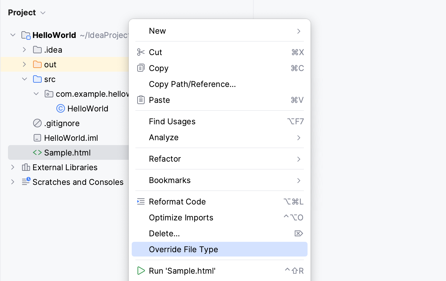 Marking a file as a plain text file