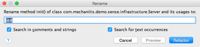 More rename settings