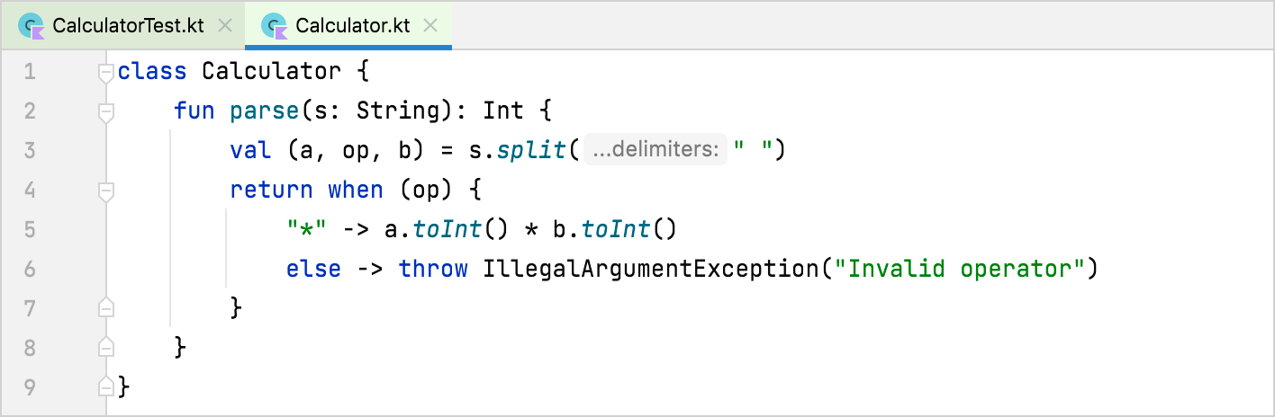 Fixing the code of the method to satisfy test conditions