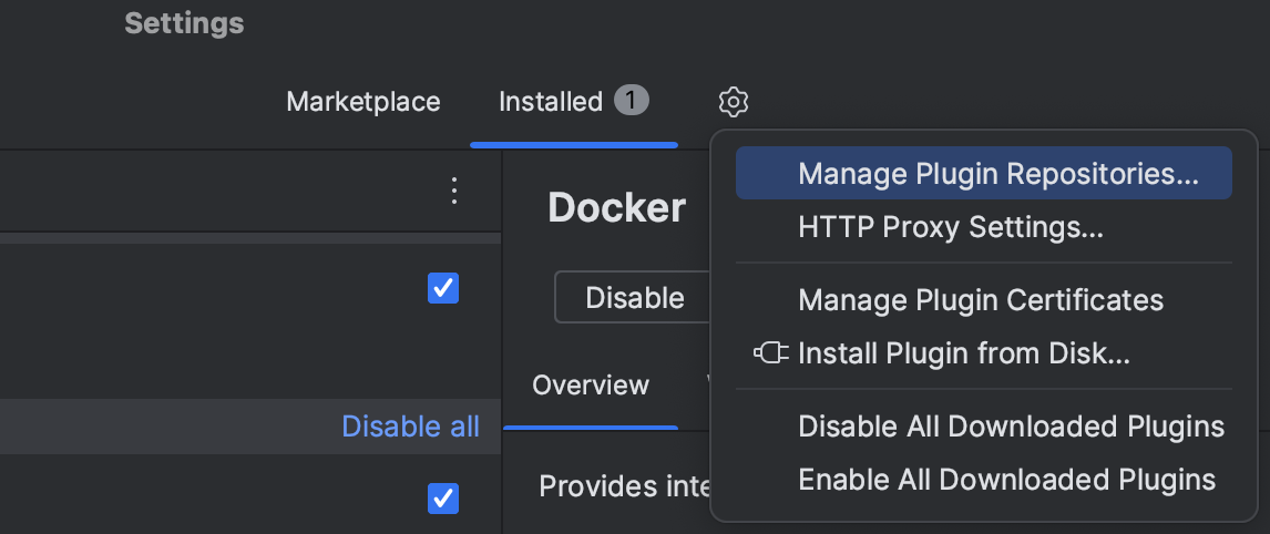 Install Plugins | IntelliJ IDEA Documentation