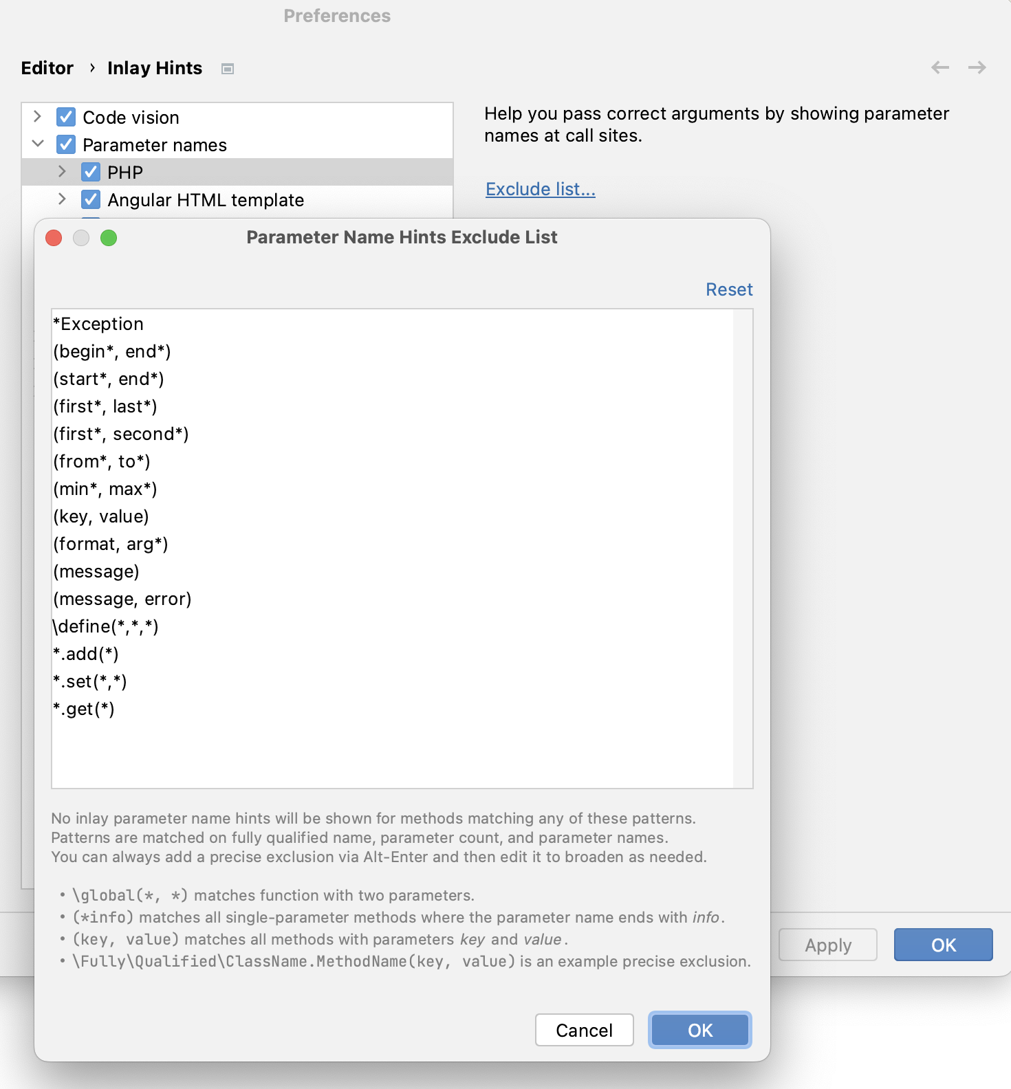 Settings | Inlay Hints