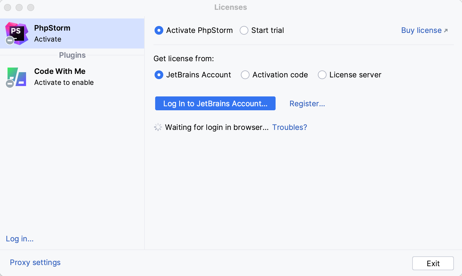 phpstorm activation code 2018.2