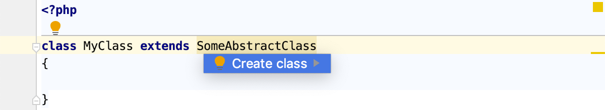 Create a symbol from usage