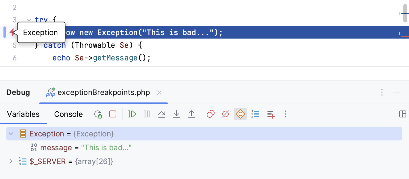 ps_php_exception_breakpoint_fake_exception_variable.png
