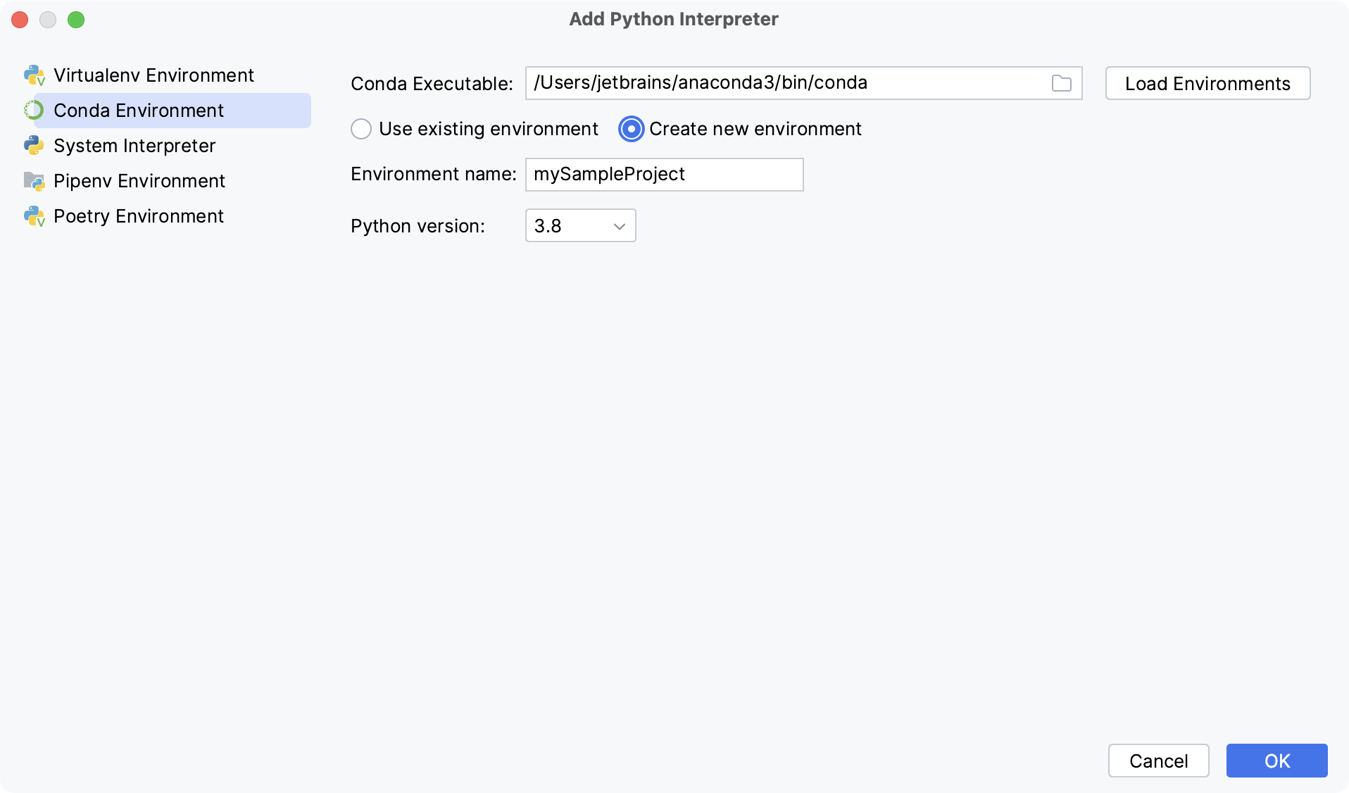 configure-a-conda-virtual-environment-pycharm-documentation