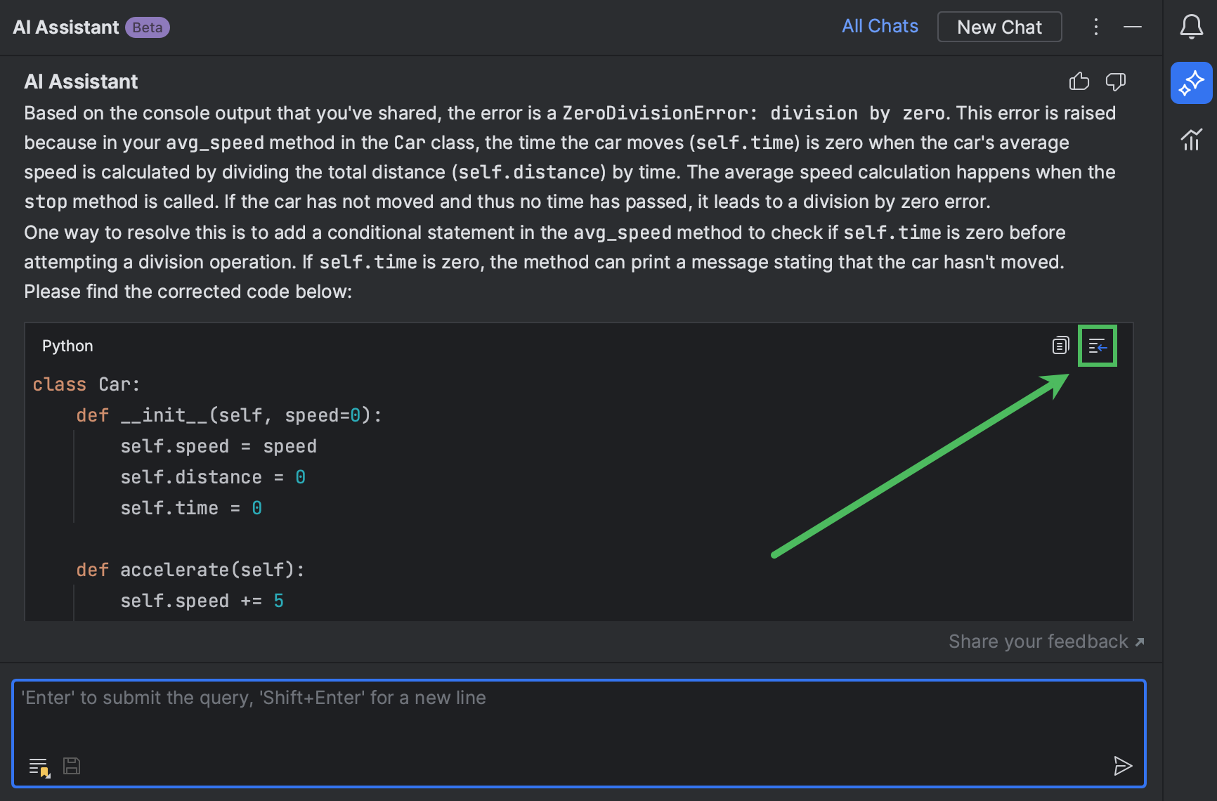 AI Assistant | PyCharm Documentation
