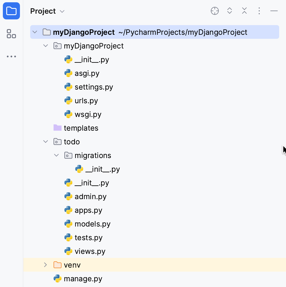 Django project structure