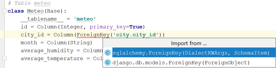 Applying quick fixes for the missing import statements