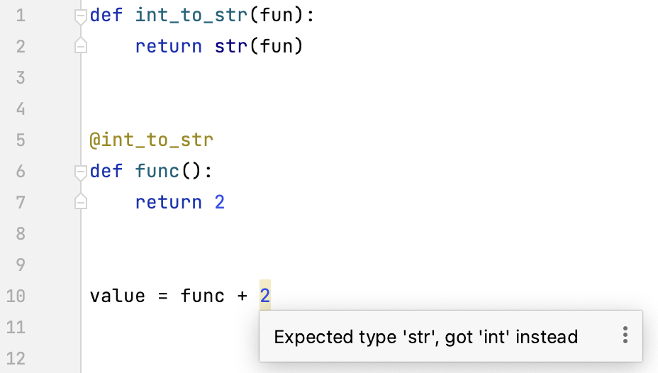 Infer type of a decorated function