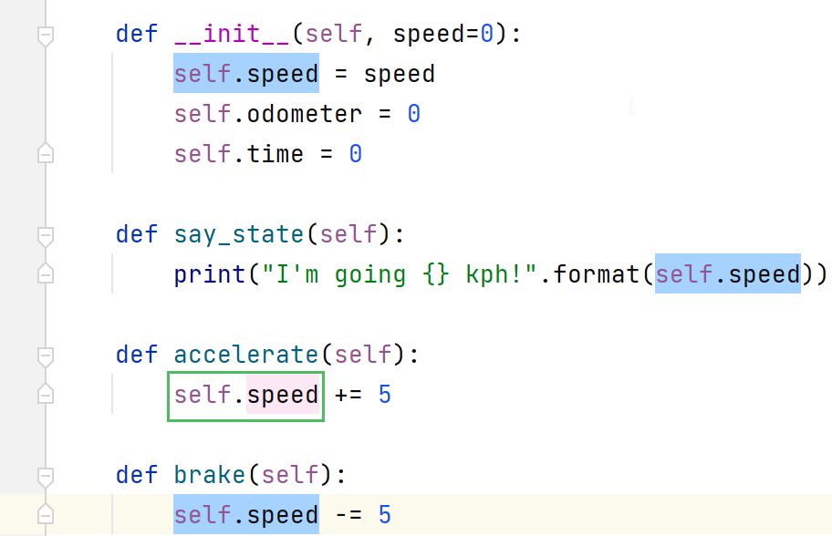 PyCharm. Select multiple occurrences. skip occurrence