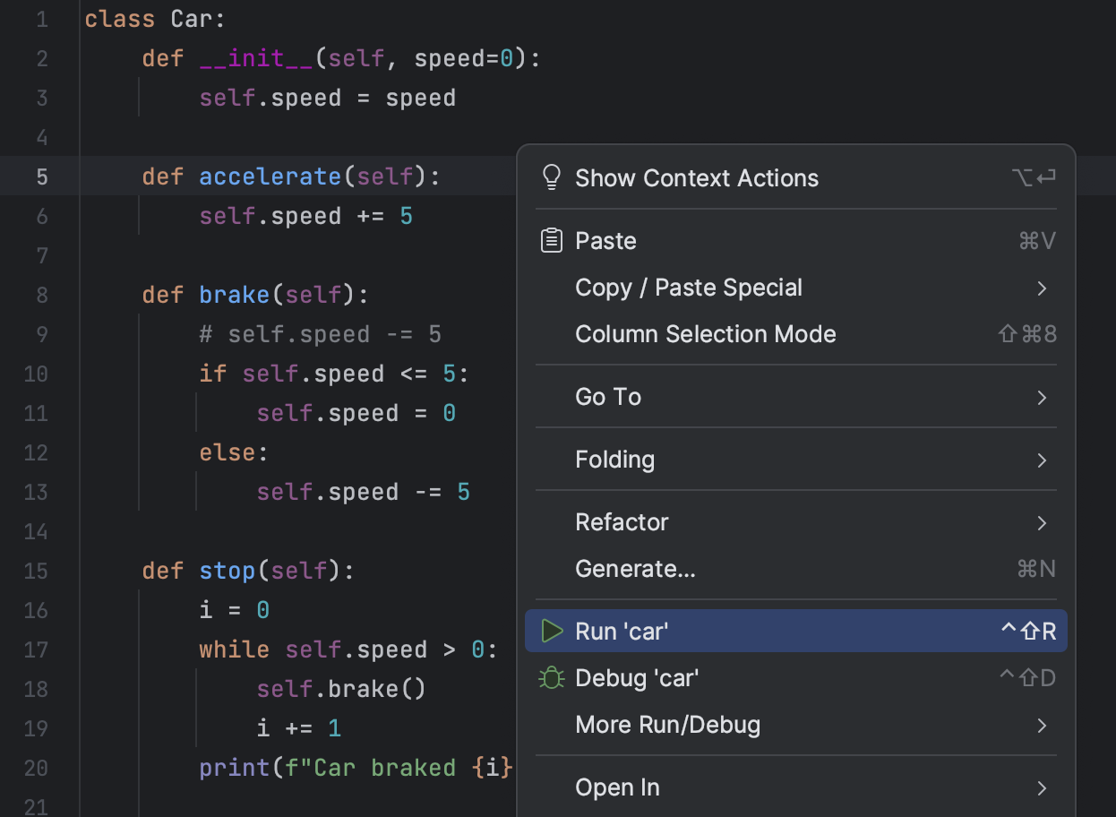 Quick start guide | PyCharm Documentation