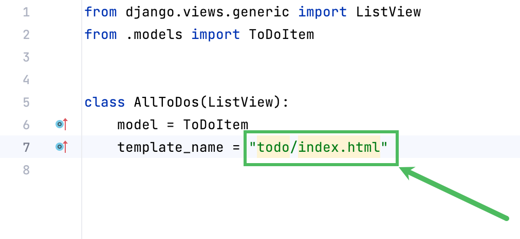 Unresolved reference to a Django templates