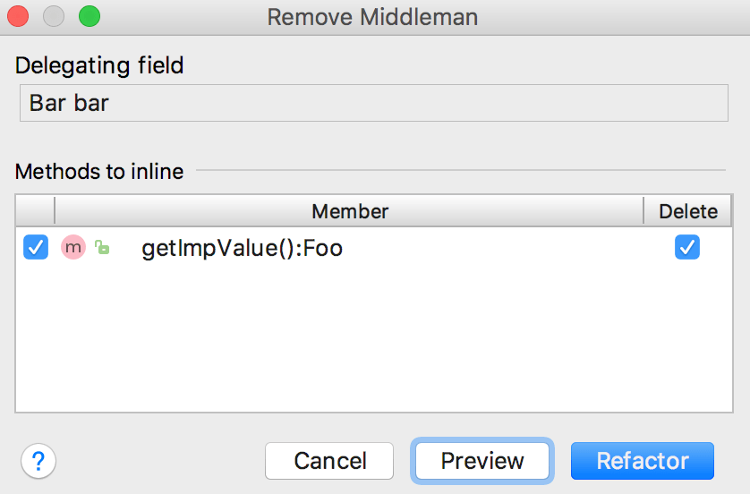 Remove middleman refactoring