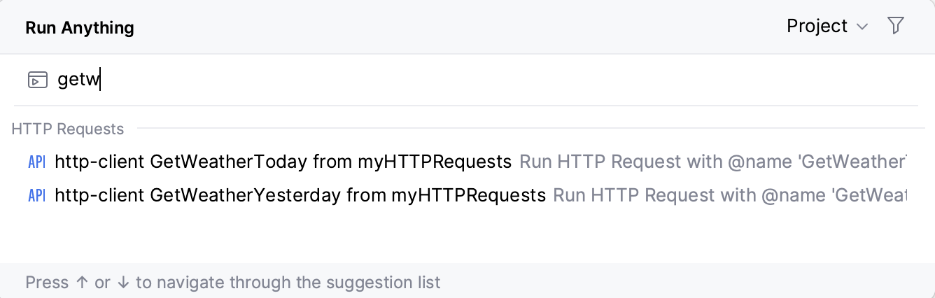 Send HTTP requests