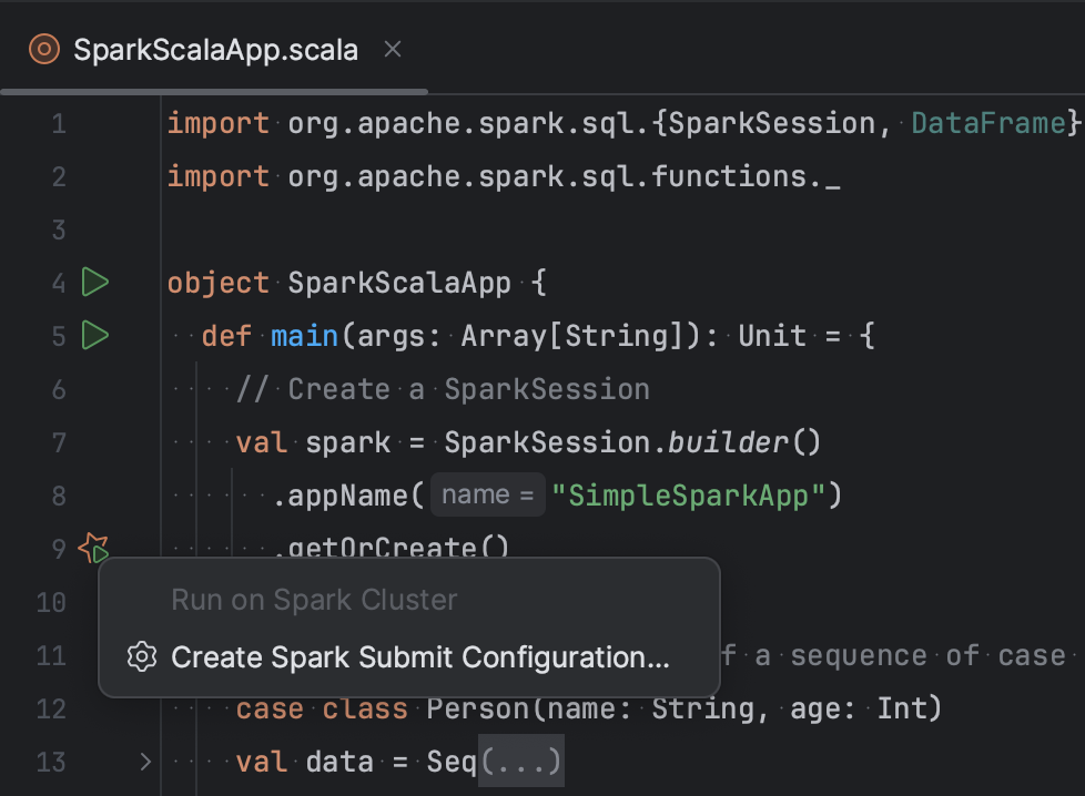 Create And Run Spark Application On Cluster | IntelliJ IDEA Documentation