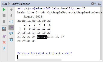 Ssh external rool result