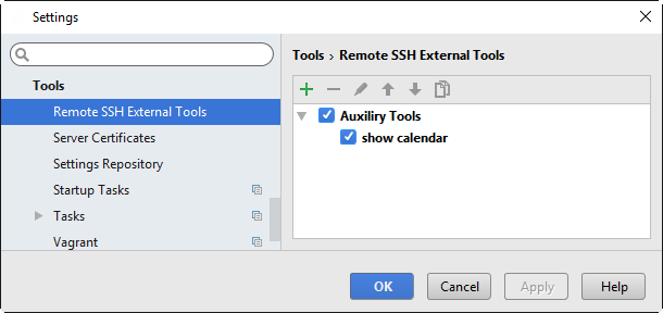 Ssh external tools list