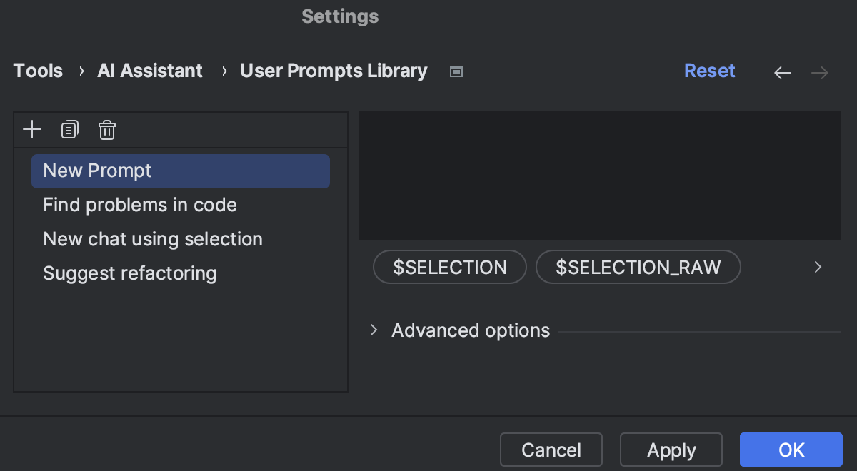 AI Assistant | WebStorm Documentation