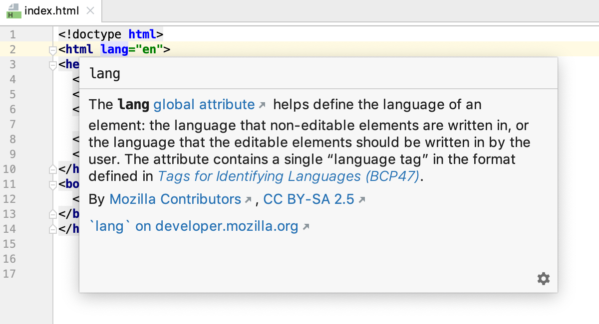 HTML quick documentation: attribute is available in all versions of browsers