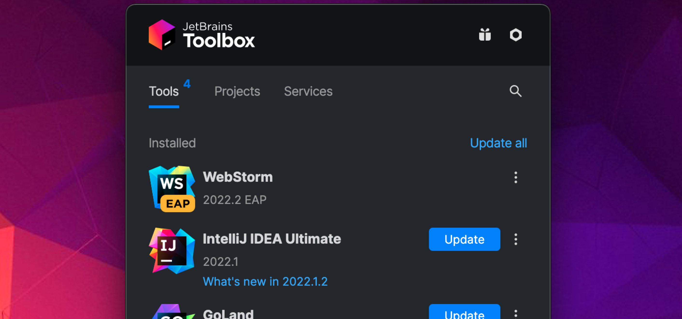 Install Toolbox App