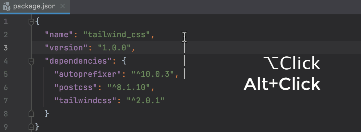 webstorm multiple cursors