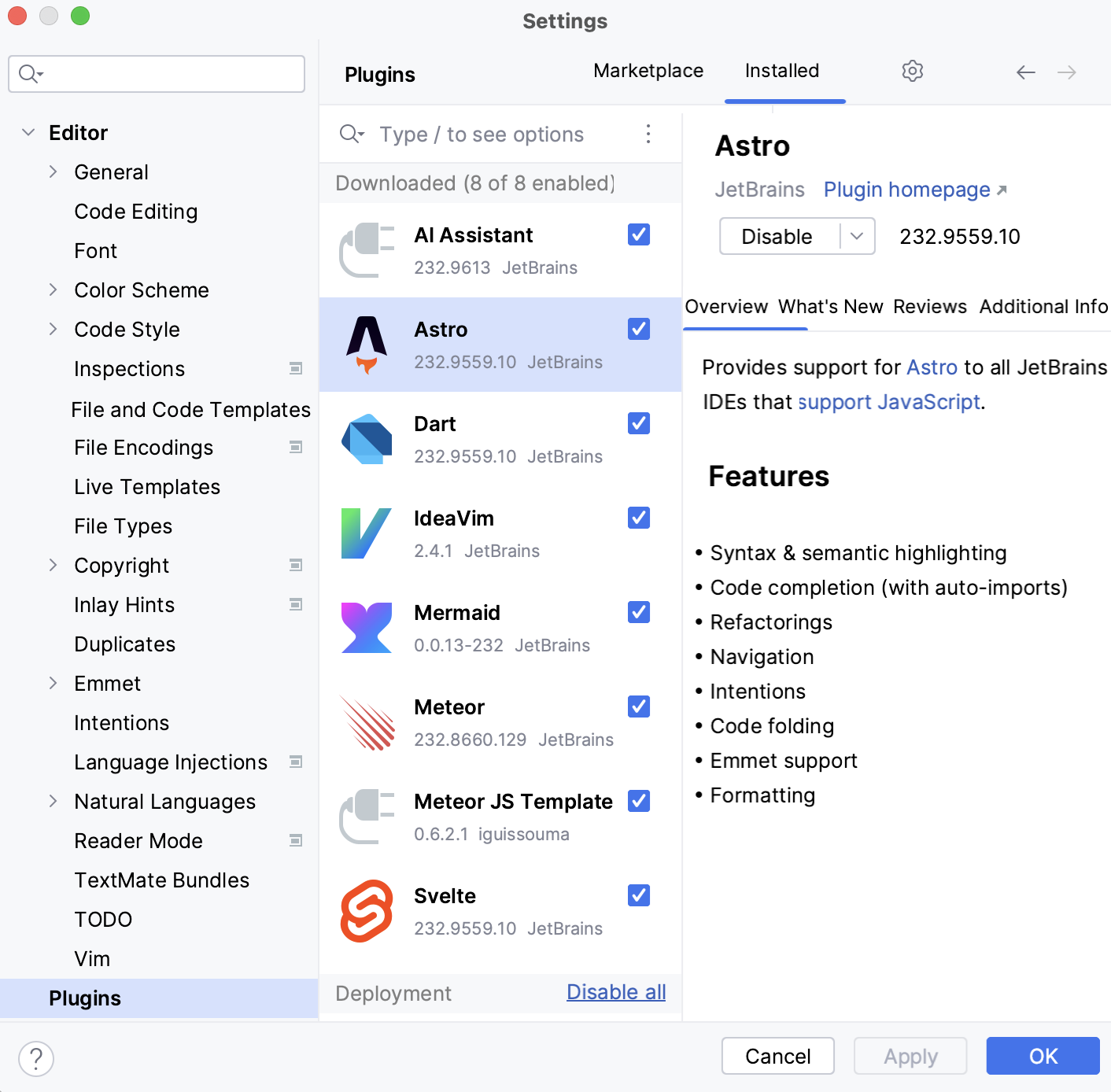 switch phpstrm license to webstorm