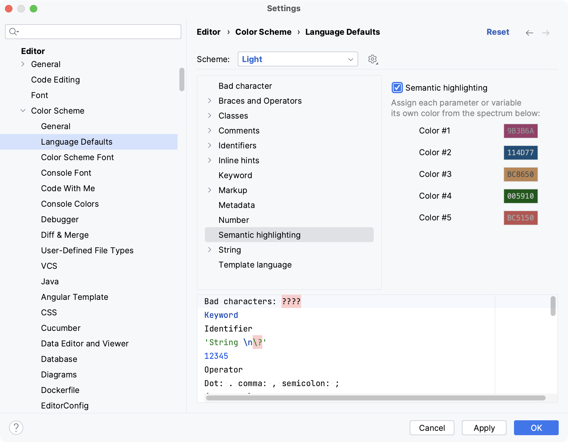 Colors and fonts  IntelliJ IDEA Documentation