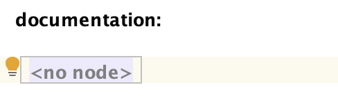 Empty field to insert code