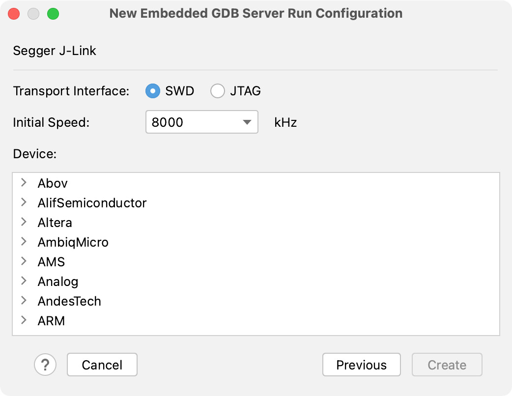 GDB server devices