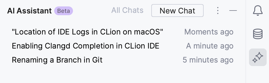 All Chats list