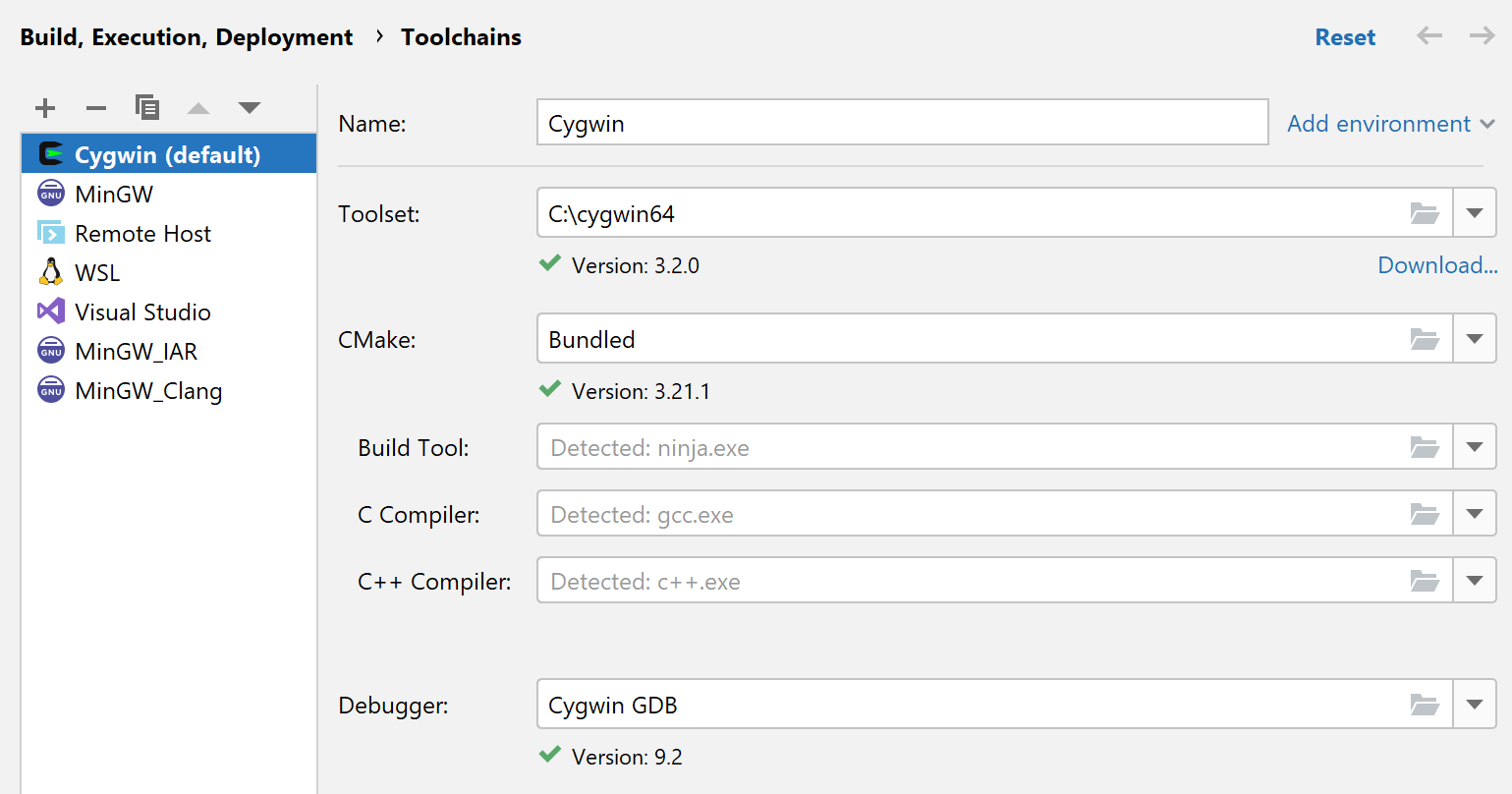 Msvc commands. GCC vs Clang vs MSVC. How to install git for CLION.