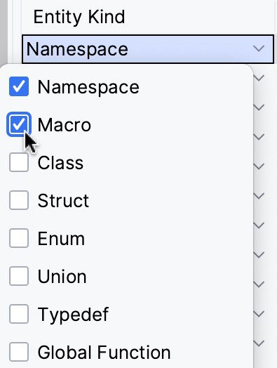 Applying naming rule to multiple code entities