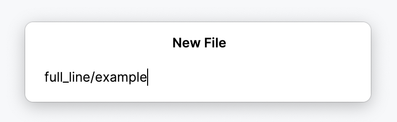Creating a new file with nested directories