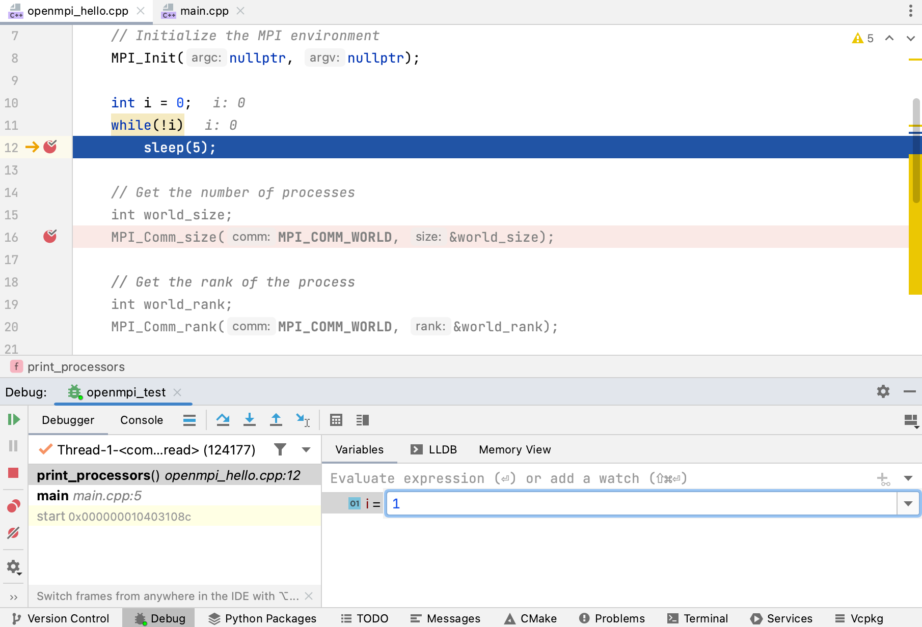 Setting a variable value