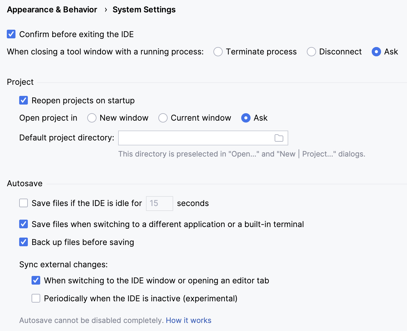 What does Process Complete under the inactive tab means in