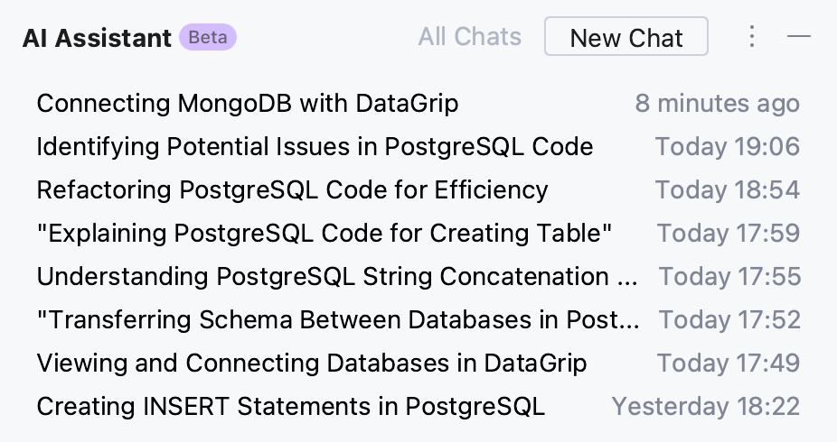 chat-with-ai-datagrip-documentation