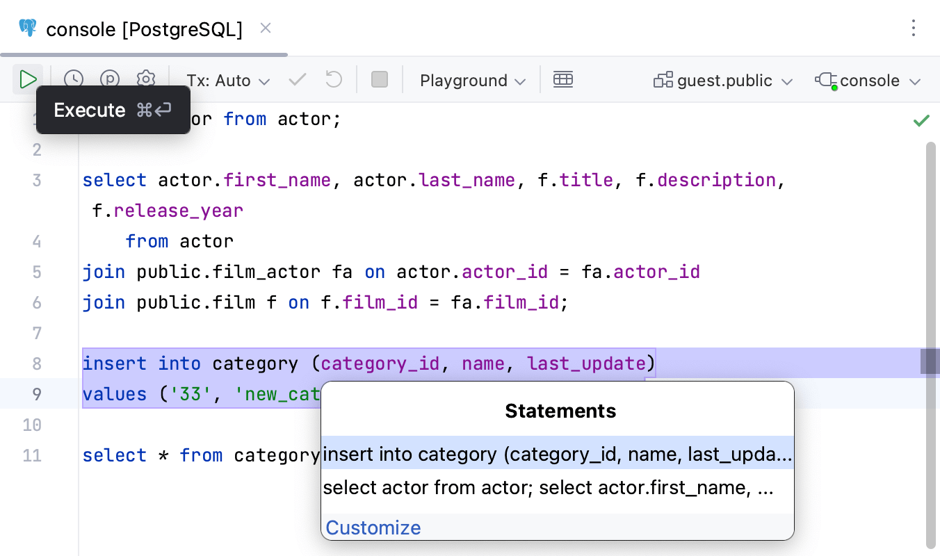 Executor de Scripts SQL