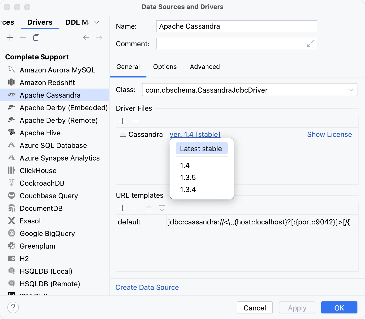 Verify the version of the JDBC driver