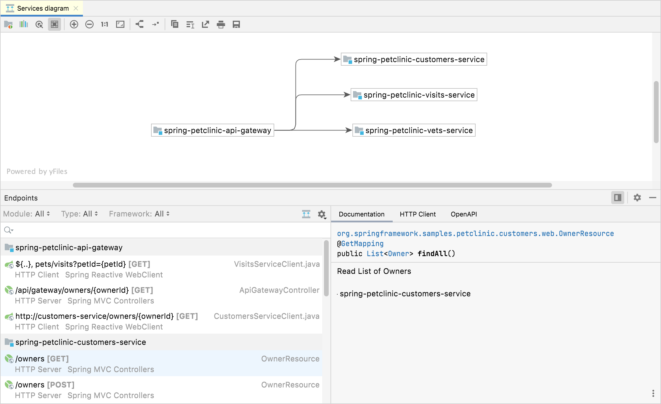 Endpoints tool window IntelliJ IDEA Documentation