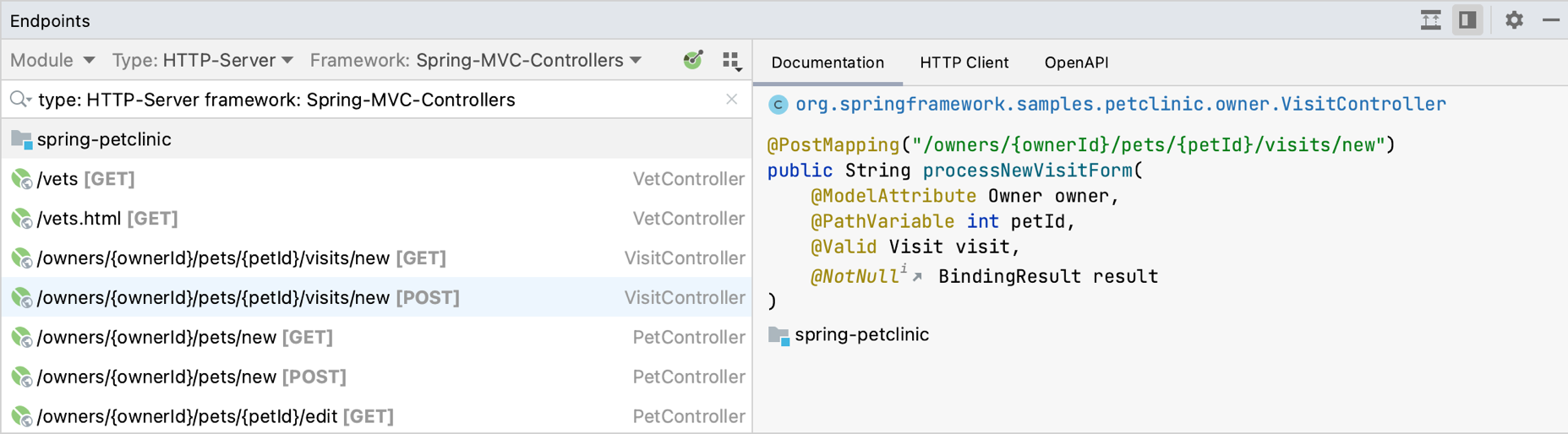 Spring Data  IntelliJ IDEA Documentation