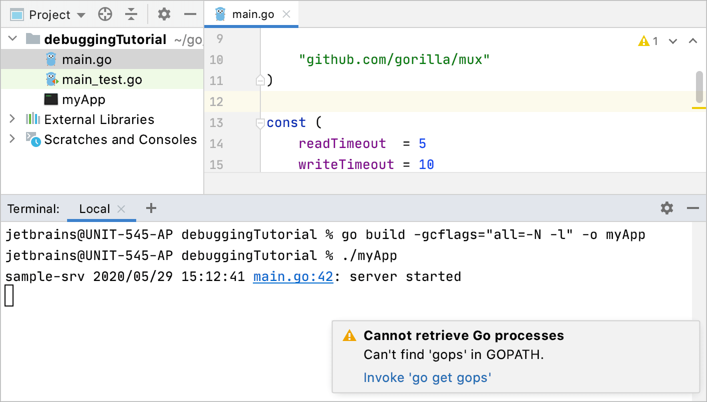 Debugging with the Online Compiler - Quick start