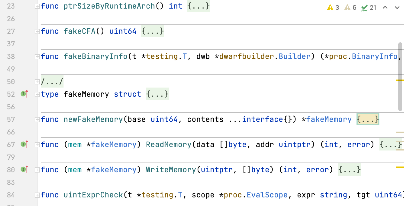 Method Separators in Editor