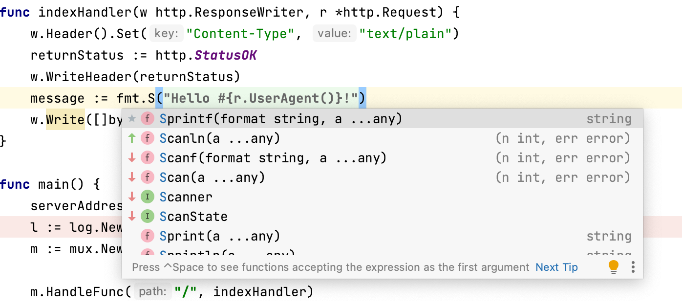 ML-assisted completion with markers