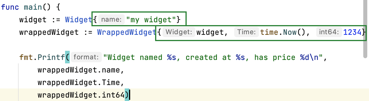 Show unnamed fields in structure values