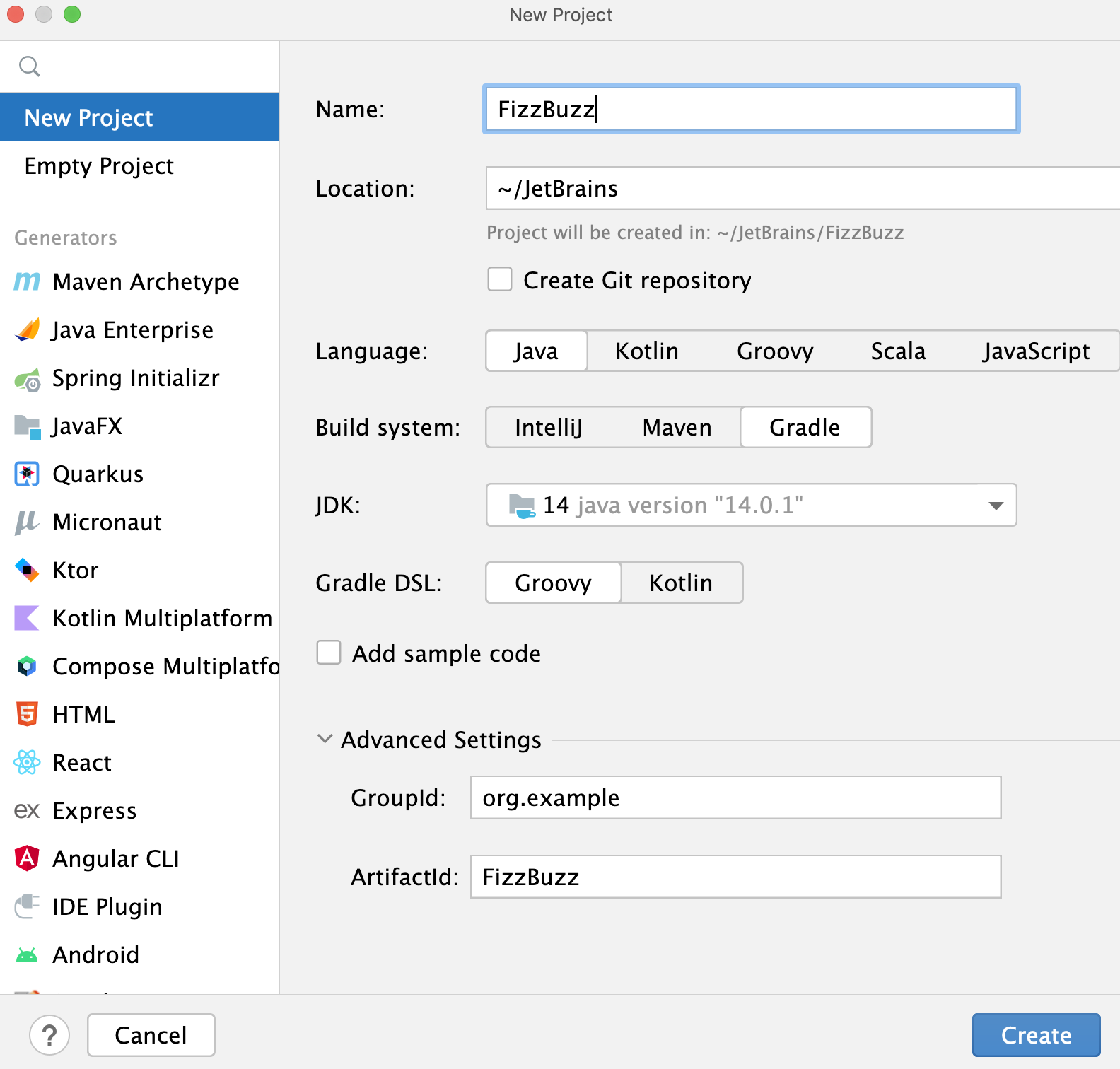 Spring with clearance gradle