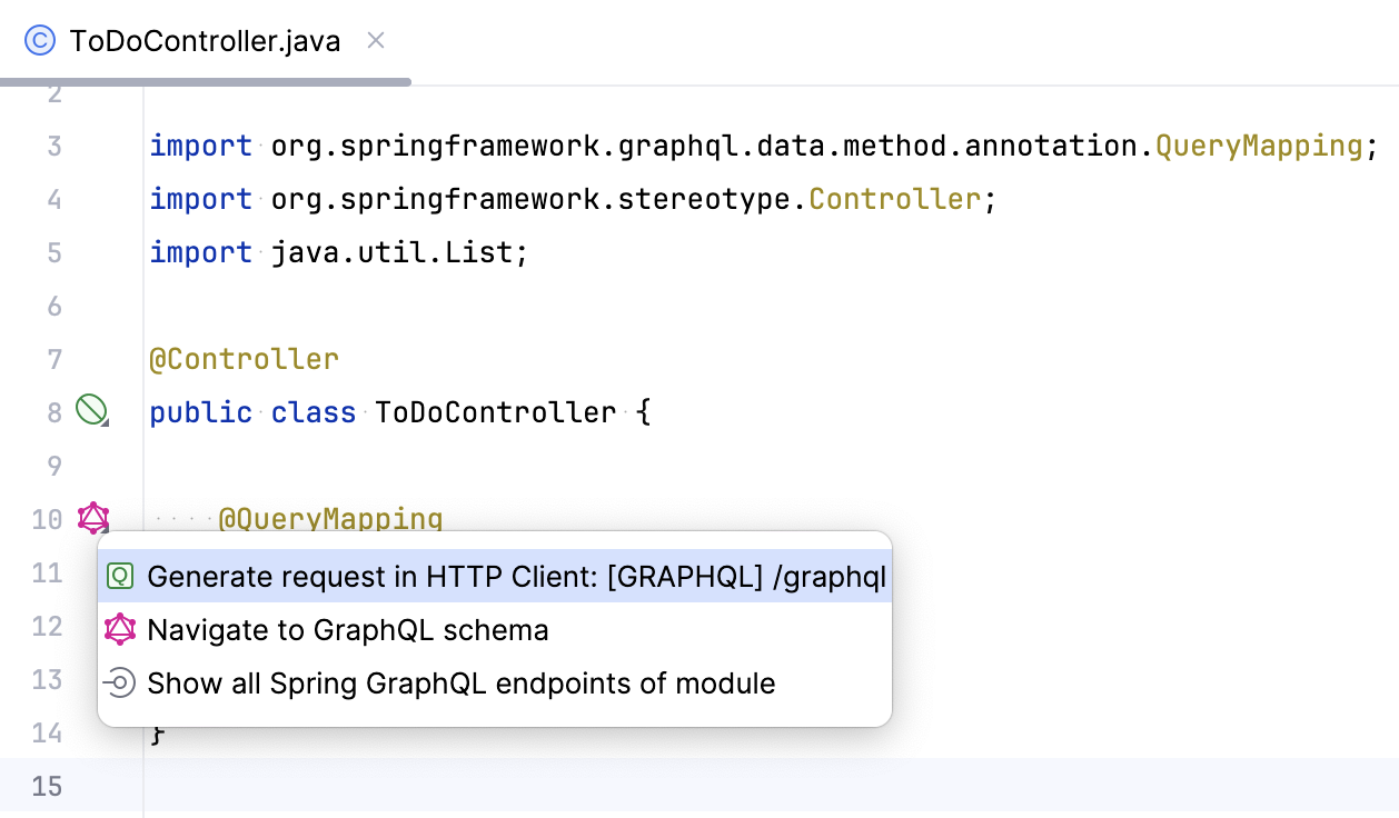 Generating HTTP request from Spring GraphqL
