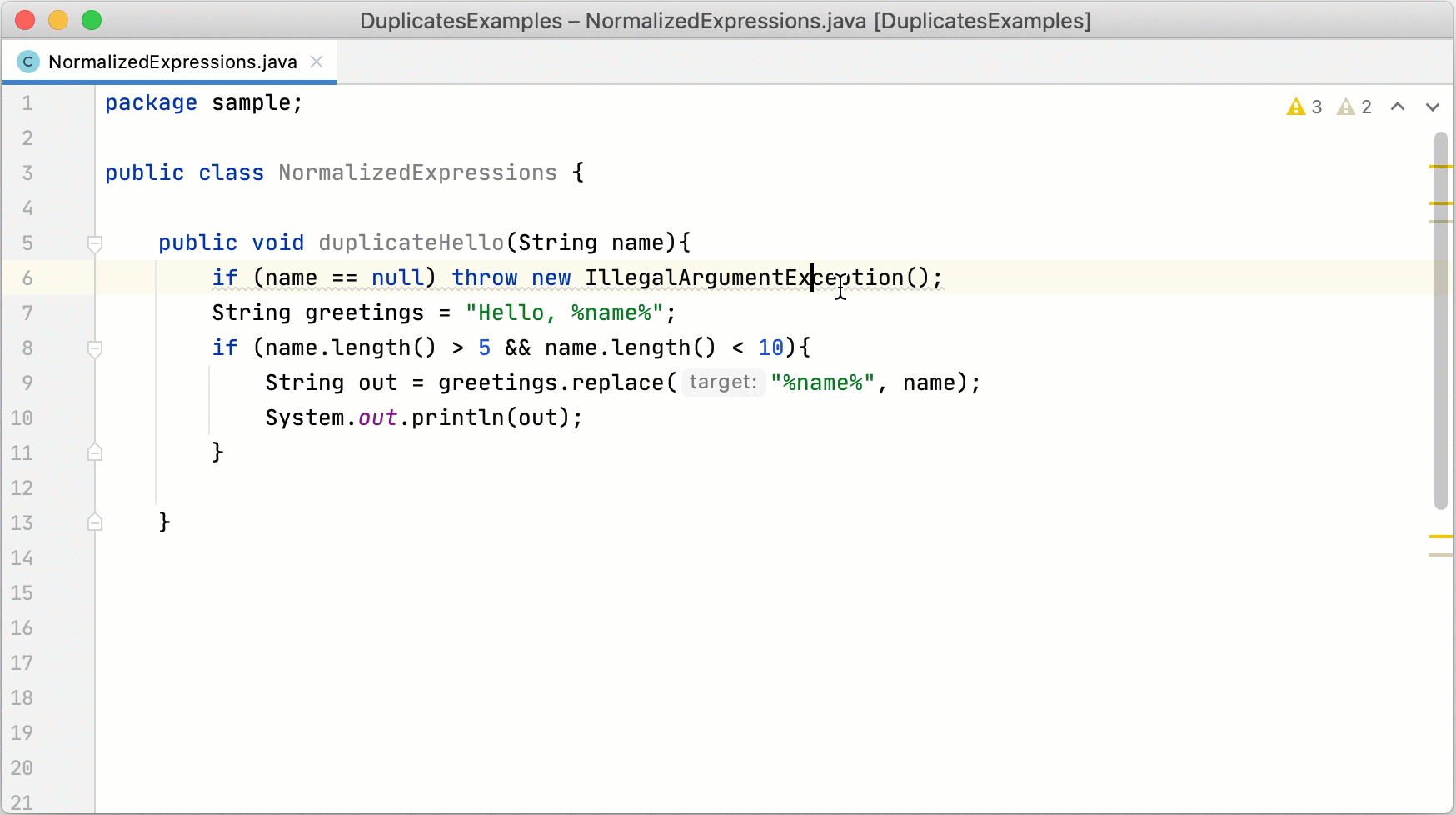 Analyze duplicates IntelliJ IDEA Documentation