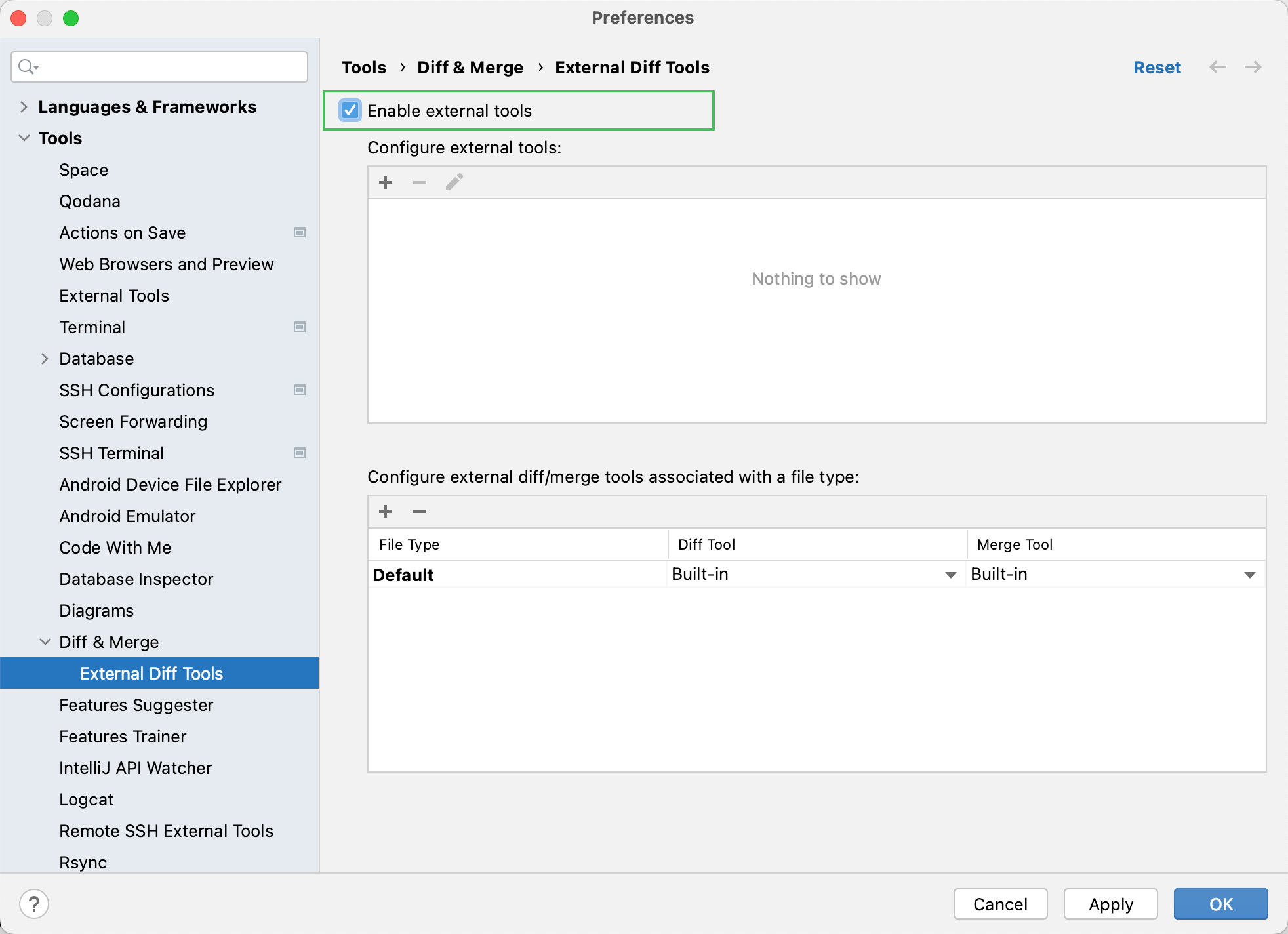 Compare files folders and text sources IntelliJ IDEA Documentation