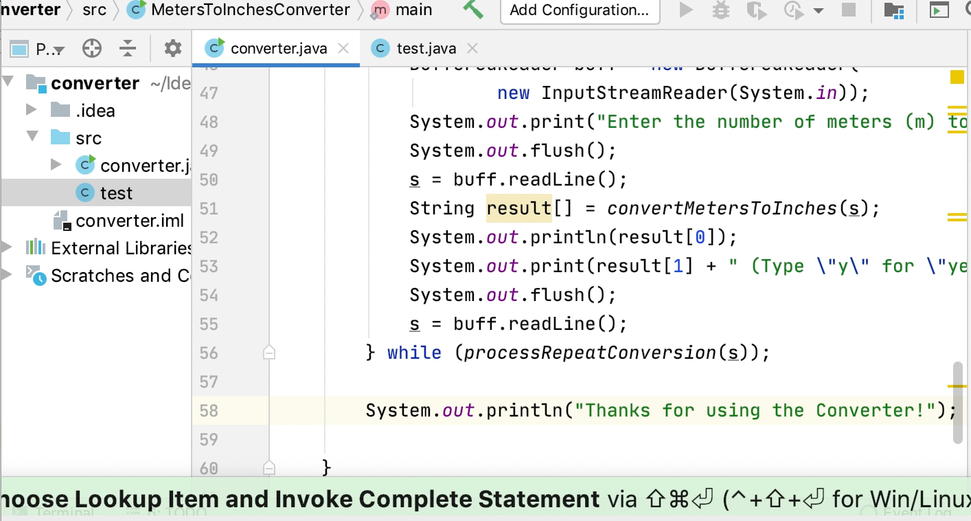 Wrap a method call argument