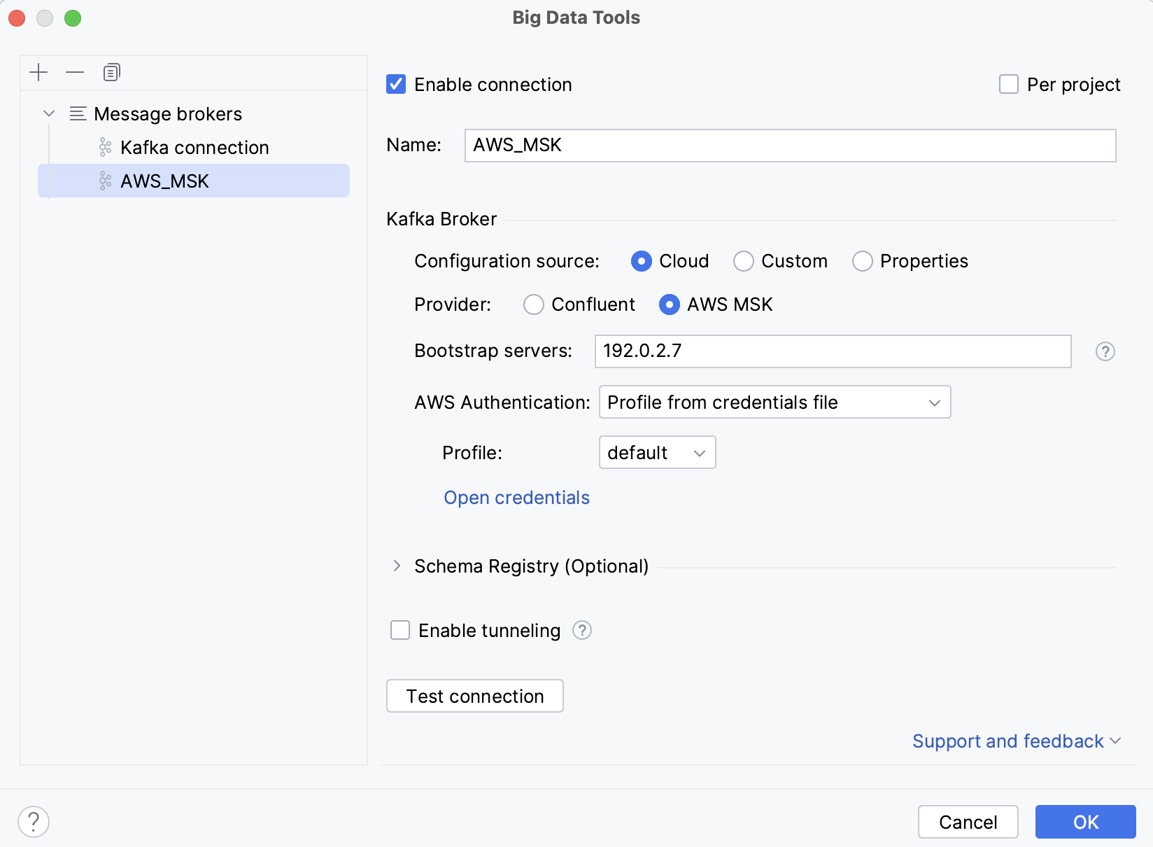 Kafka AWS MSK